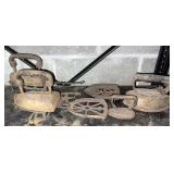 Sad irons and stands