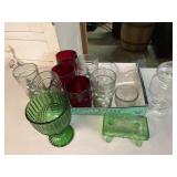 Miscellaneous glassware