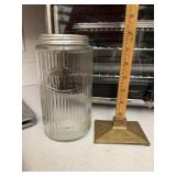 Glass coffee canister
