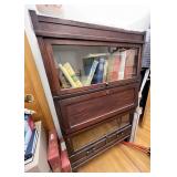Barrister bookcase with the secretary desk