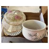 Glass pots and lids