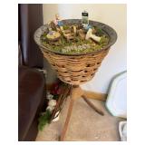 Planter with fairy garden