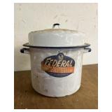 Federal enamel pan