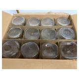 Pint canning jars