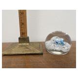 Glass paperweight