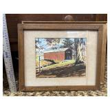 Covered bridge artwork