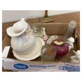 Misc glass & pottery