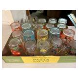 Retro drinking glasses