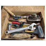 Crescent wrench drillbits screwdrivers and more