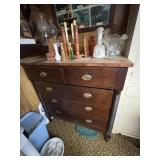 Antique dresser contents not included