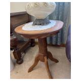 Oval oak table