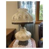 Glass gone with the wind style lamp