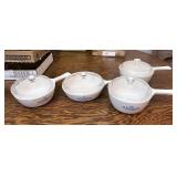 Corningware  casseroles one has a chip