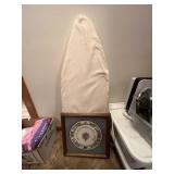 Ironing board and artwork