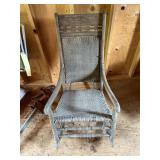 Wooden rocking chair
