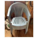 For plastic chairs