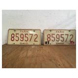 Ohio farm plates