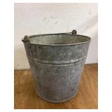 Galvanized bucket
