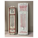 Advertising thermometers