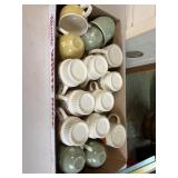 Pottery mugs