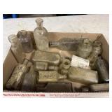Vintage glass bottles