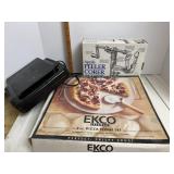 Apple slicer Pizza Stone set and  more