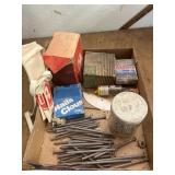Miscellaneous nails and pouch