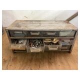 Metal In-N-Out box full of hardware