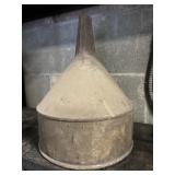 Galvanized funnel