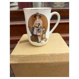 Set of 4 Norman Rockwell glasses