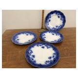 Flow blue plates