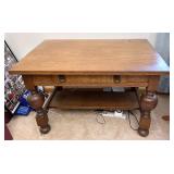 Vintage library table/desk