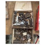 Box full of miscellaneous hardware