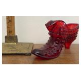 Red Fenton puss in boots