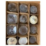Pint canning jars