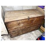 Large wooden trunk