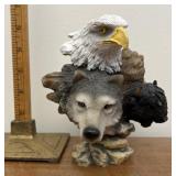 Wildlife statue