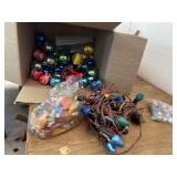 Christmas lights and bulbs