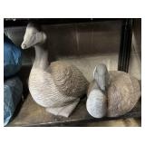 Ceramic geese