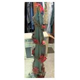 Wooden decor with lighted vines