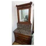 74 x 32 marble top canity