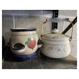 Teapot and flower pot