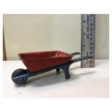 Vintage metal wheelbarrow