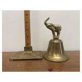 Brass elephant bell