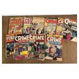 Crime comic books