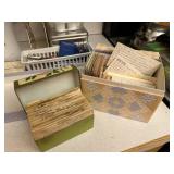 Loaded recipe boxes