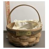 1985 Longaberger Christmas cookie basket