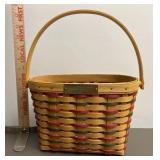 2001 Longaberger happy holidays basket