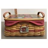 2002 Longaberger Traditions basket with liner and