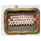 Cincinnati reds world champion tray